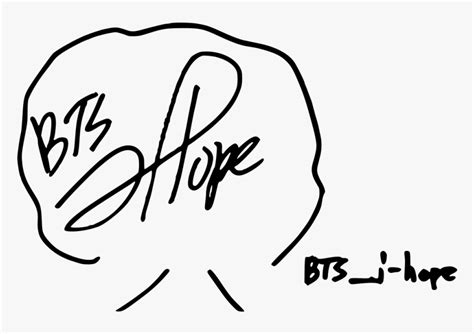 bts jhope signature png.